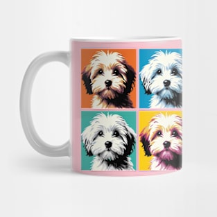 Pop Retro Havanese Art Painting - Cute Puppy Mug